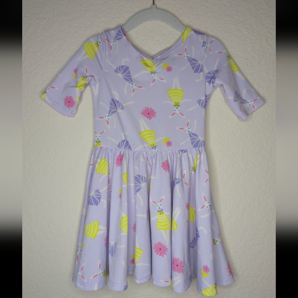 Dot Dot Smile Purple Bunny Dress